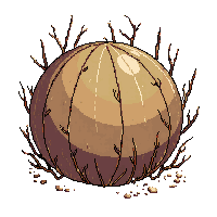 tumbleweed brown dry round rolling desert dead