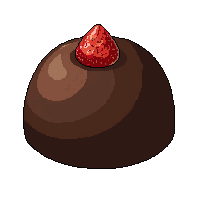 dessert chocolate truffle round dark cocoa