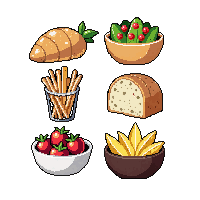 food icon combo multiplier chain bonus
