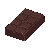 ingredient chocolate bar dark brown
