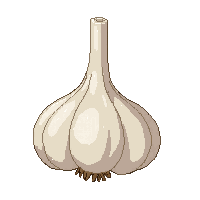 ingredient garlic bulb white cloves