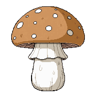 ingredient mushroom brown cap white stem