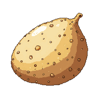 ingredient potato brown raw whole