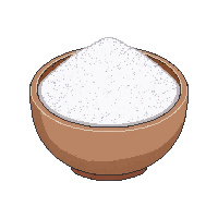ingredient sugar bowl white granulated