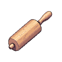 kitchen rolling pin wooden cylinder