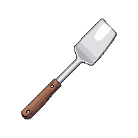 kitchen spatula metal flat flipper