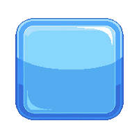 button rectangular blue glossy rounded beveled