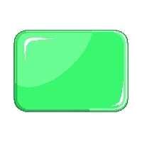 button rectangular green glossy rounded beveled