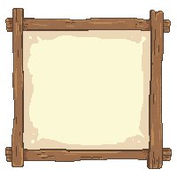 dialog window wooden frame parchment background