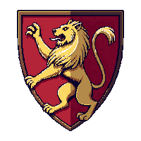 flag banner heraldic shield lion crest