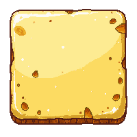 inventory slot square golden beveled empty