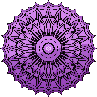 mandala circular purple intricate geometric
