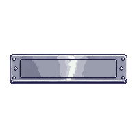 metal nameplate silver engraved polished