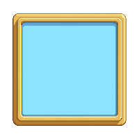progress bar golden frame blue filled quarter