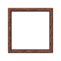 progress bar wooden frame green filled half