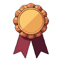 ribbon award third place bronze medal