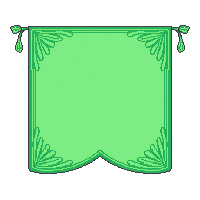 ribbon banner green emerald shamrock celtic