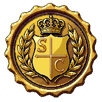 seal stamp golden embossed royal crest