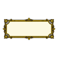 title plate golden ornate text area wide