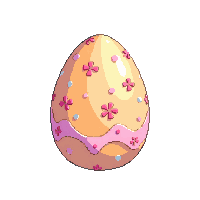 easter egg painted