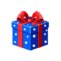 gift box blue