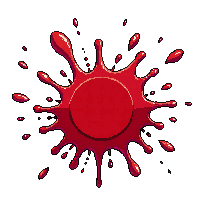 blood splatter red droplets impact