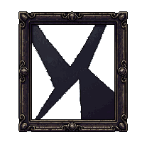 broken mirror cracked dark frame