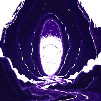 dark portal purple swirling void