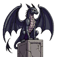 gargoyle gray stone wings perched