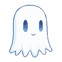 ghost white floating classic sheet eyes