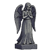 gravestone angel statue gray mourning