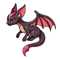 imp small red wings mischievous