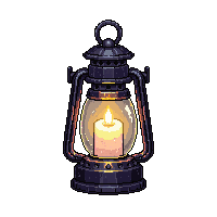 lantern old dark iron candle hanging