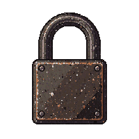 padlock old rusty iron locked