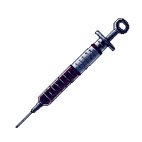syringe medical needle dark liquid