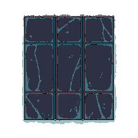 window dark broken glass boarded