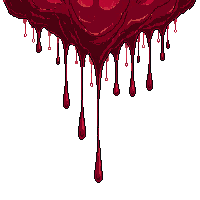 Blood Drip Vertical Dripping Blood 007 V2 2026 02 20T21 42 17 — free pixel art sprite from Horror Items 100