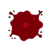 Blood Pool Puddle On Ground 003 2026 02 20t21 42 17 — free pixel art sprite from the Horror Items 100 collection, transparent PNG