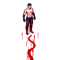 Blood Trail Drag Marks 005 2026 02 20t21 42 17 — free pixel art sprite from the Horror Items 100 collection, transparent PNG