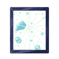 Broken Mirror Cracked Glass 001 2026 02 20t21 42 17 — free pixel art sprite from the Horror Items 100 collection, transparent PNG