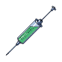 antidote syringe medical green liquid needle