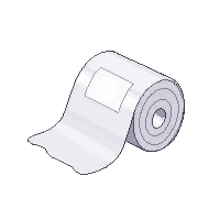 bandage roll white medical first aid gauze