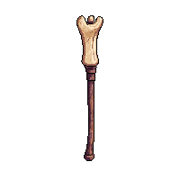 bone club large crude primitive weapon