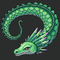 dragon scale green iridescent hard plate