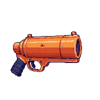 flare gun orange barrel emergency signal
