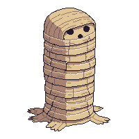 mummy wrapping torn linen old dusty