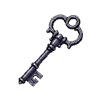 skeleton key old iron ornate teeth