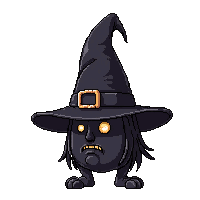 witch hat black pointed tall classic