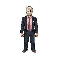invisible man bandaged face horror rpg character 019
