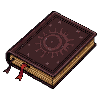 cursed book grimoire dark magic tome 037